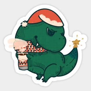 Christmas Tree Rex Sticker